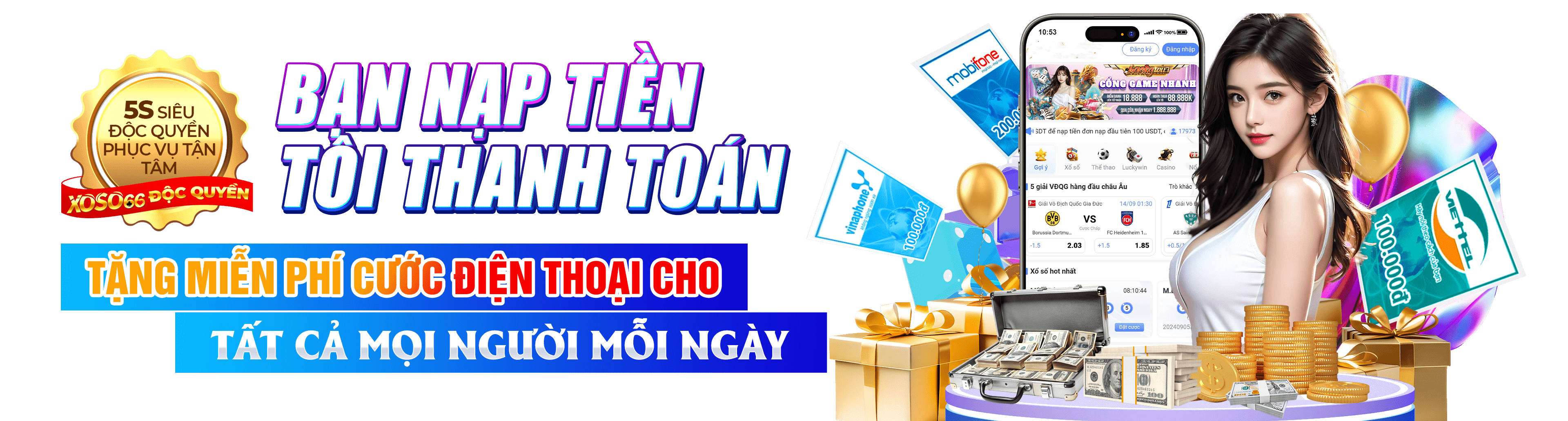 Hình ảnh quảng cáo của xi88 hiển thị nền tảng và các lợi ích